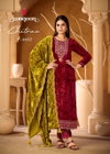Chitraa By Rangoon Velvet Kurti With Bottom Dupatta Exporters In India
